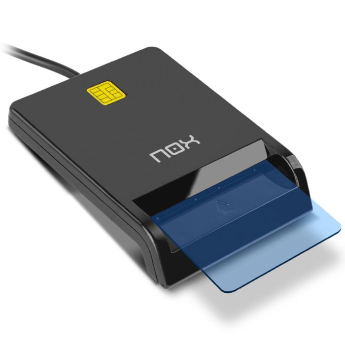 Nox Lite Card ID Lector de DNIe y Tarjetas Inteligentes USB 2.0 Negro